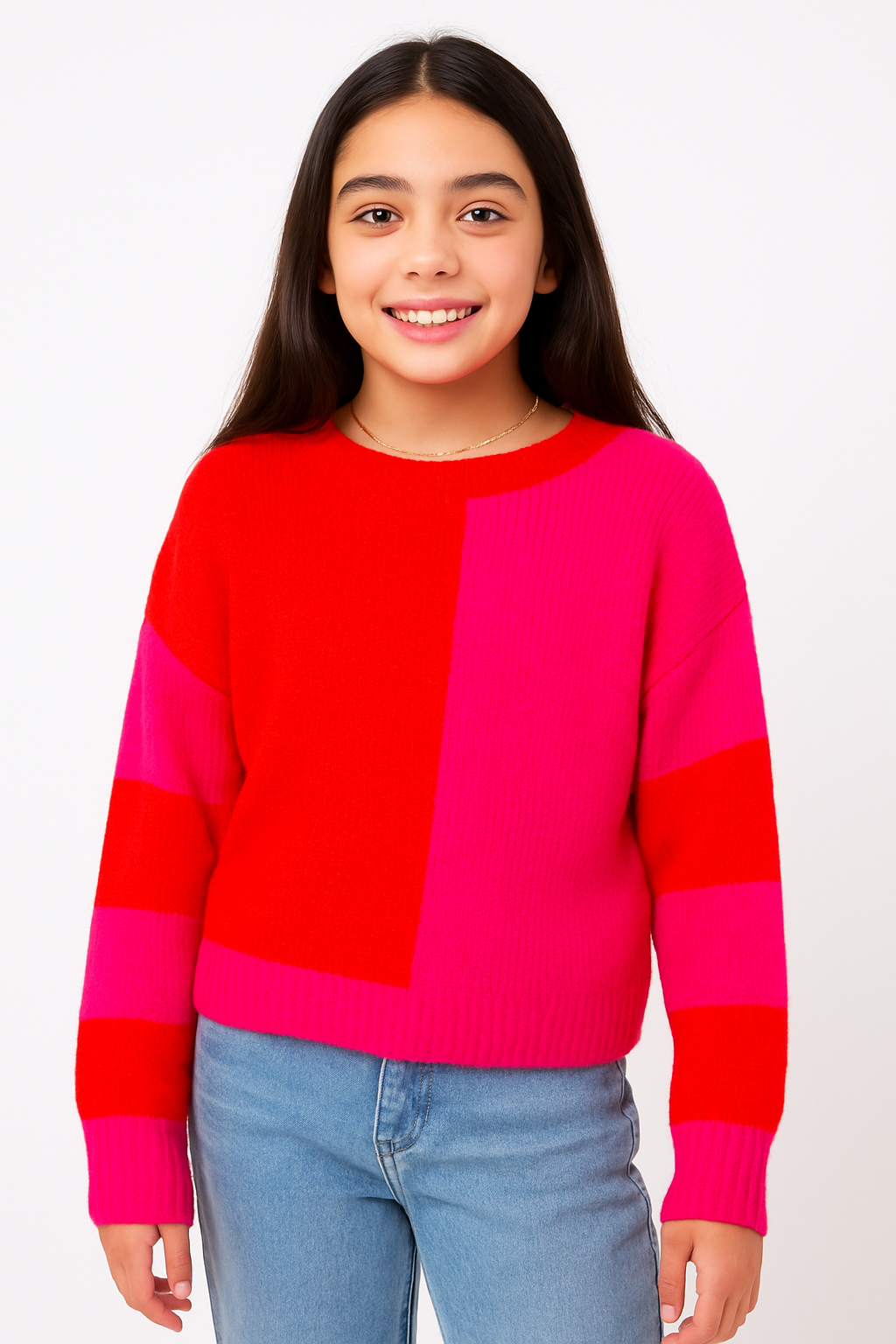 Livie Two Tone Sweater
