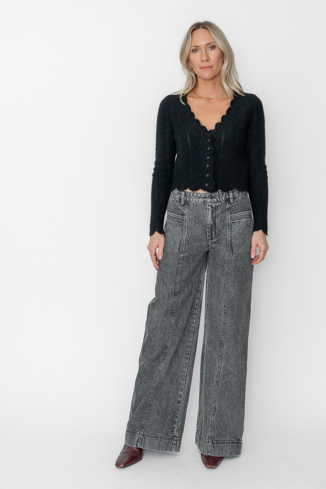 Amelie Scallop Cardigan