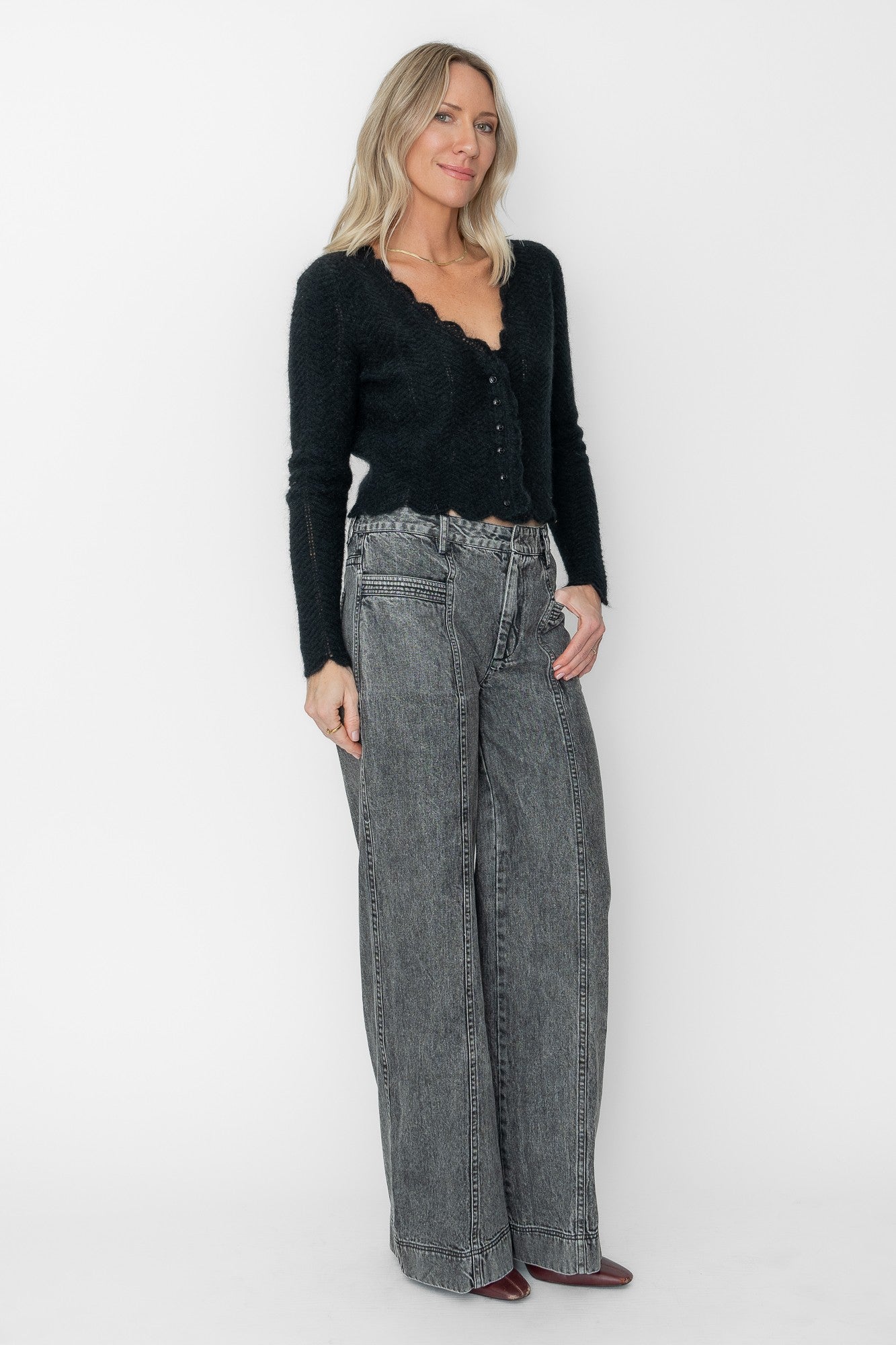 Amelie Scallop Cardigan