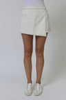 Chelsea Assymetrical Vegan Mini Skort