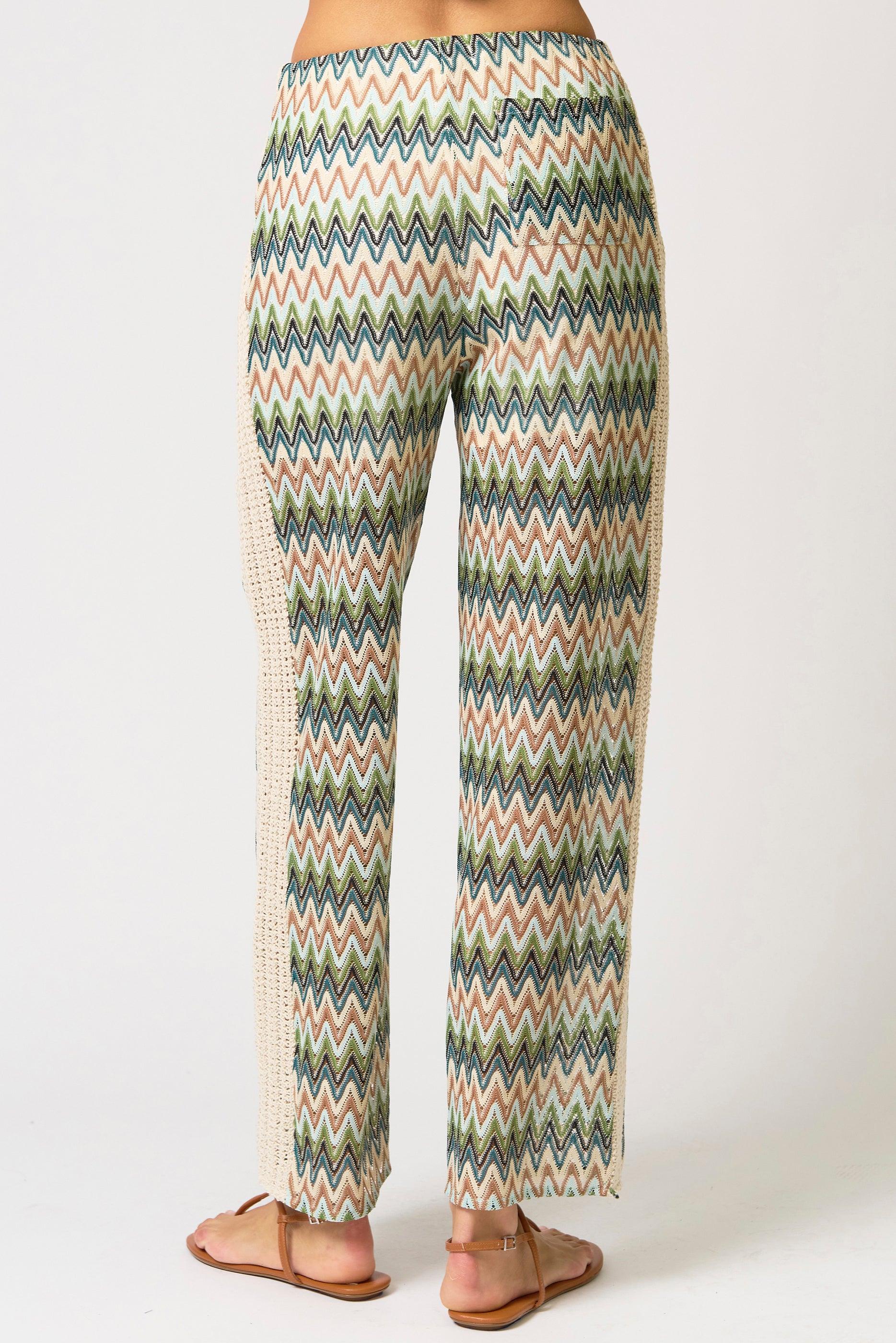Celine Crochet Mid Rise Pants