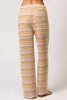 Celine Rainbow Crochet Mid Rise Pants