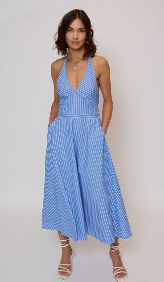 Kira Halter Shirt Dress