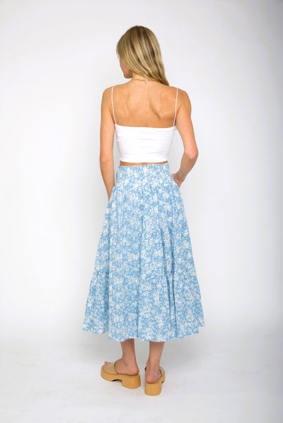 Celeste Eyelet Panel Skirt