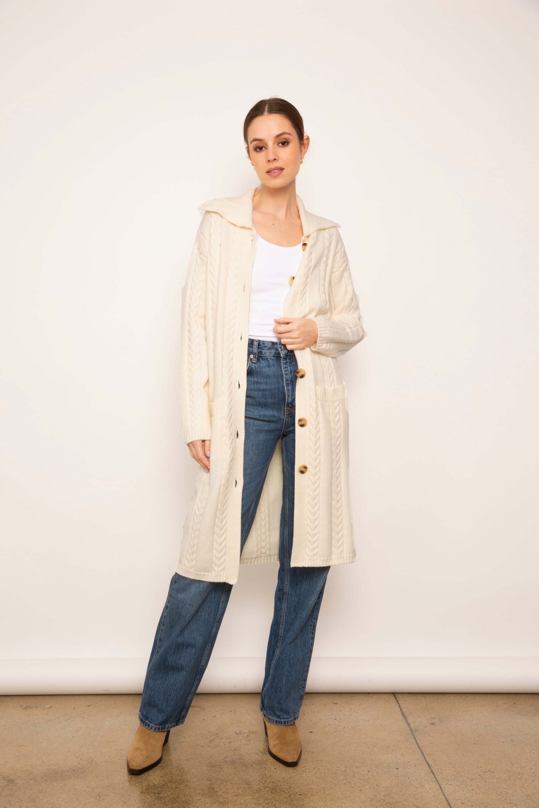 Palma Collared Duster