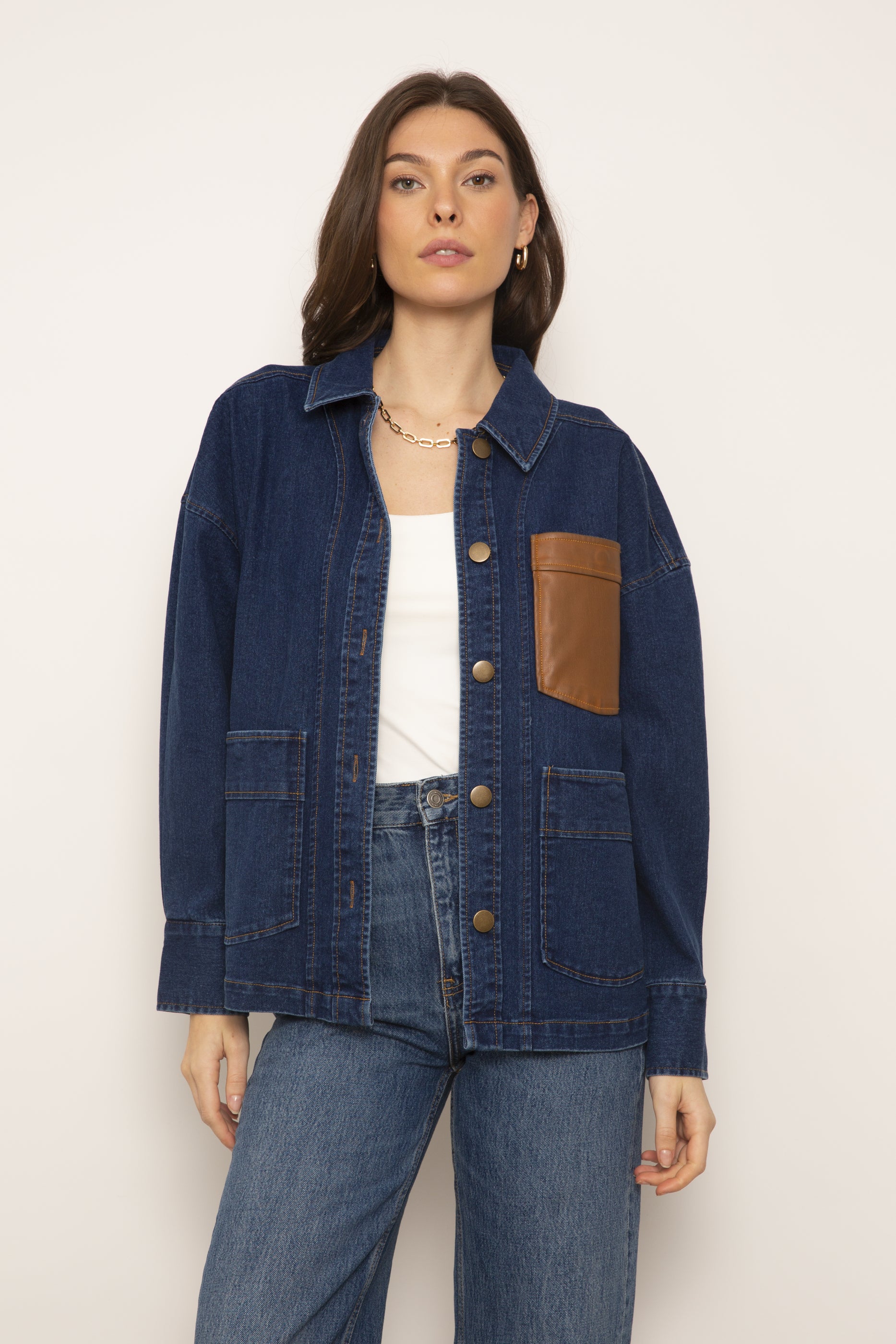 Theo Denim Shacket