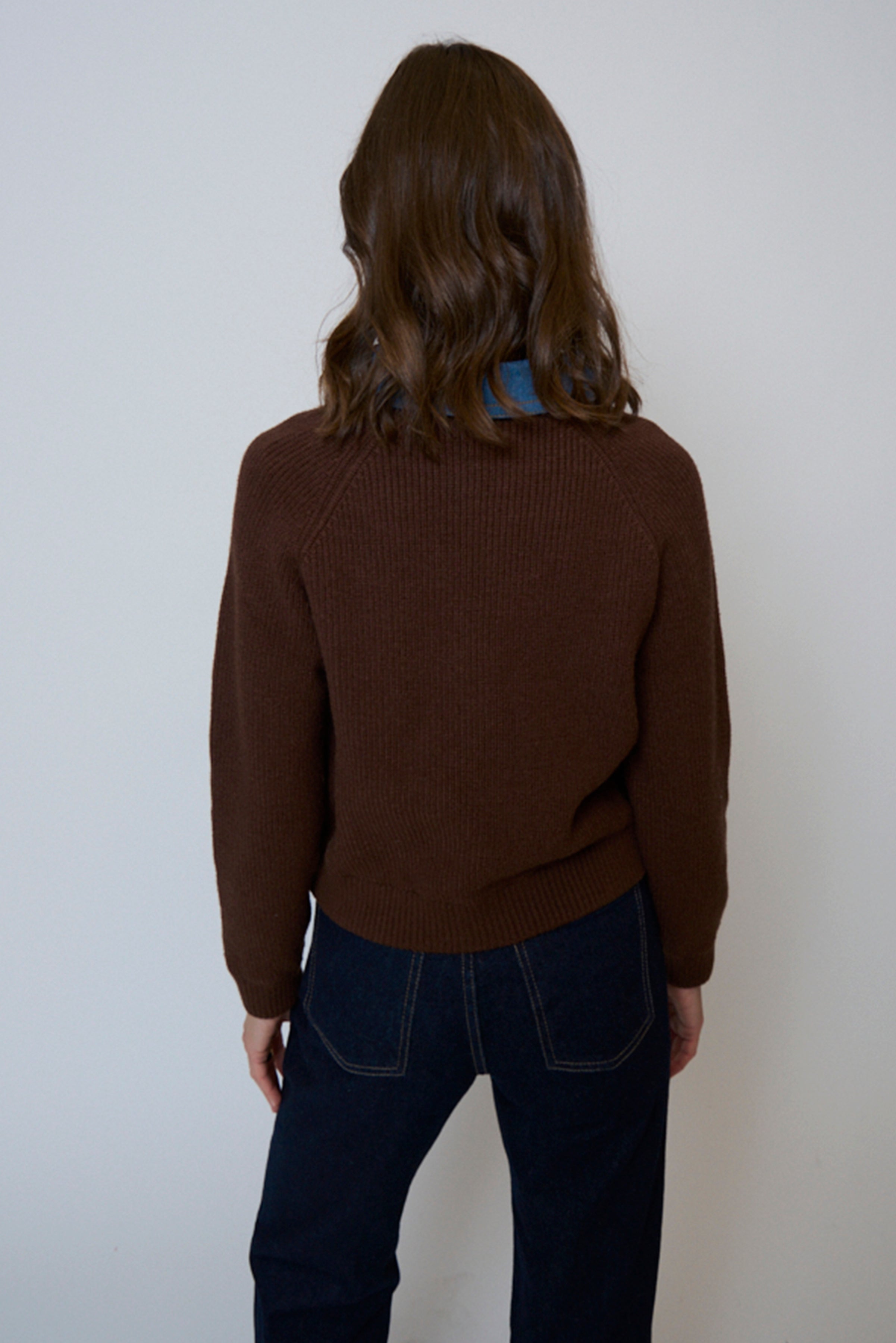 Dash Denim Collar Pullover