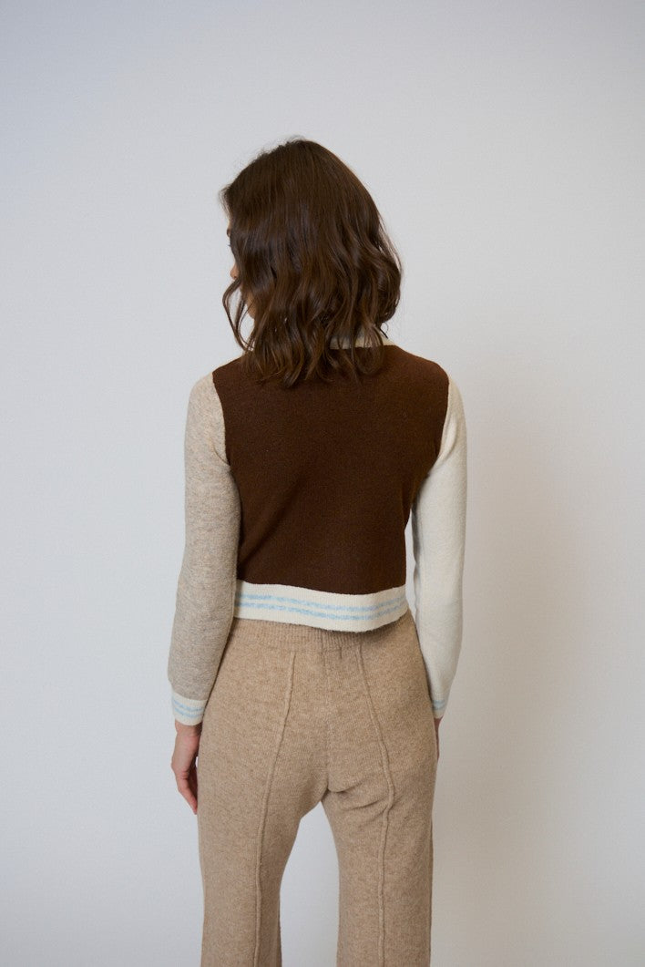 Ash Colorblocked Cardigan