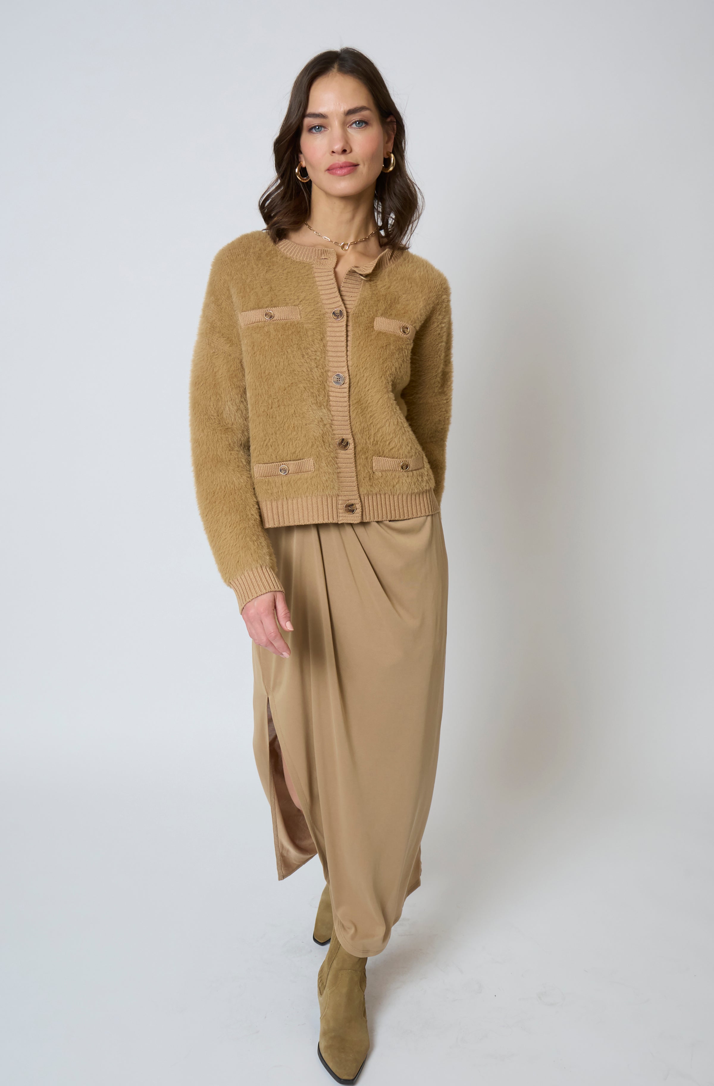 Roman Eyelash Cardi