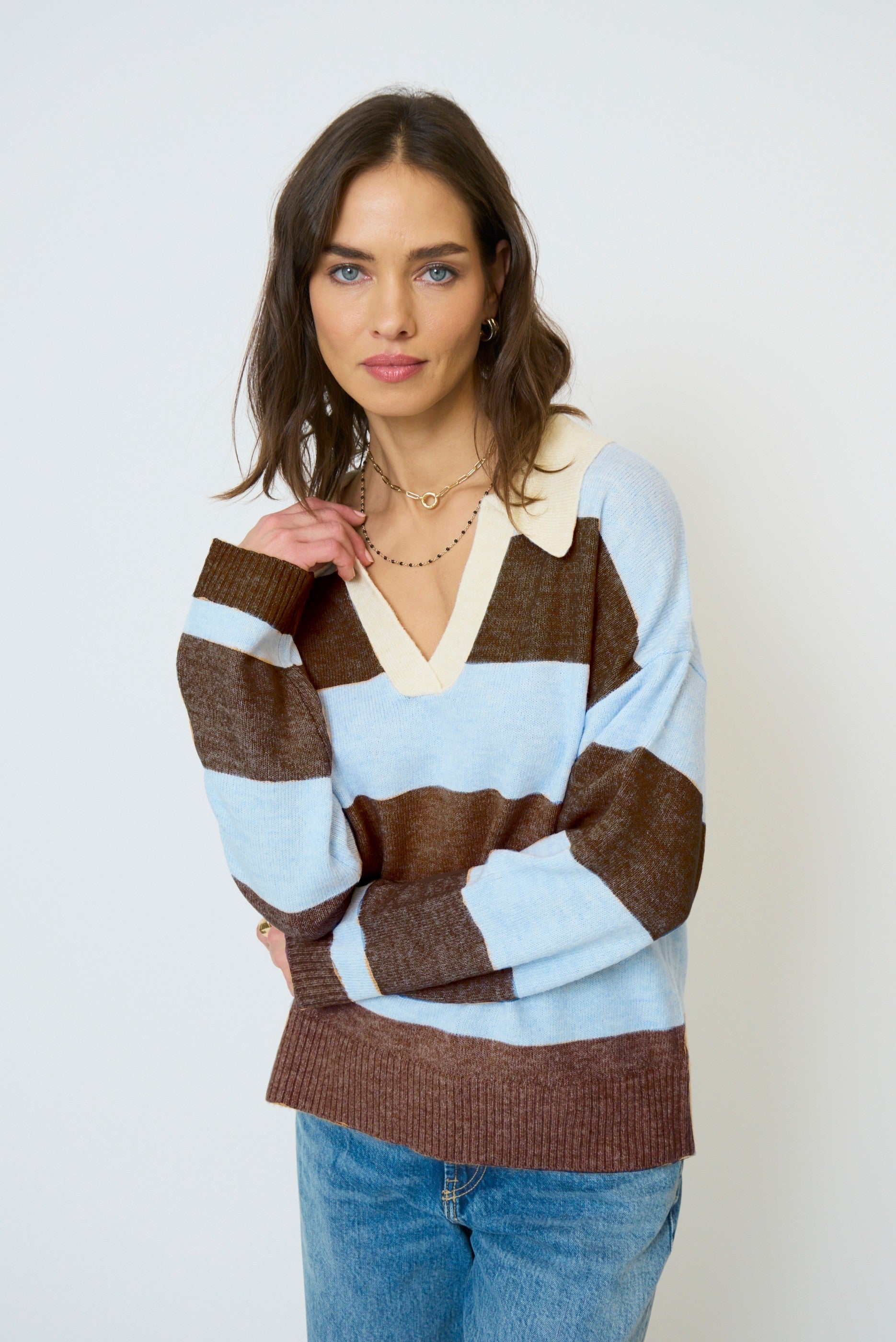 Marley Striped Rugby Sweater