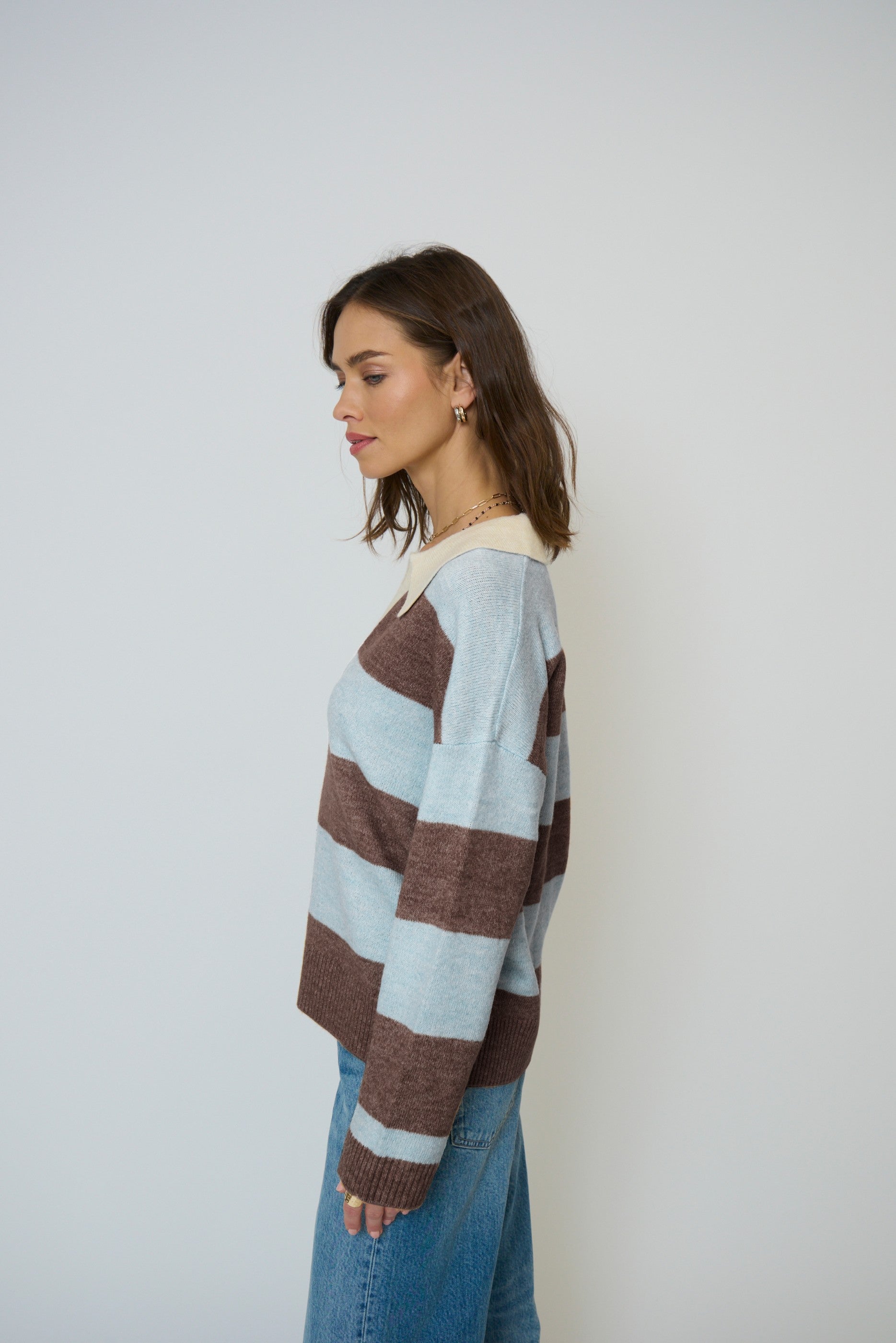 Marley Striped Rugby Sweater
