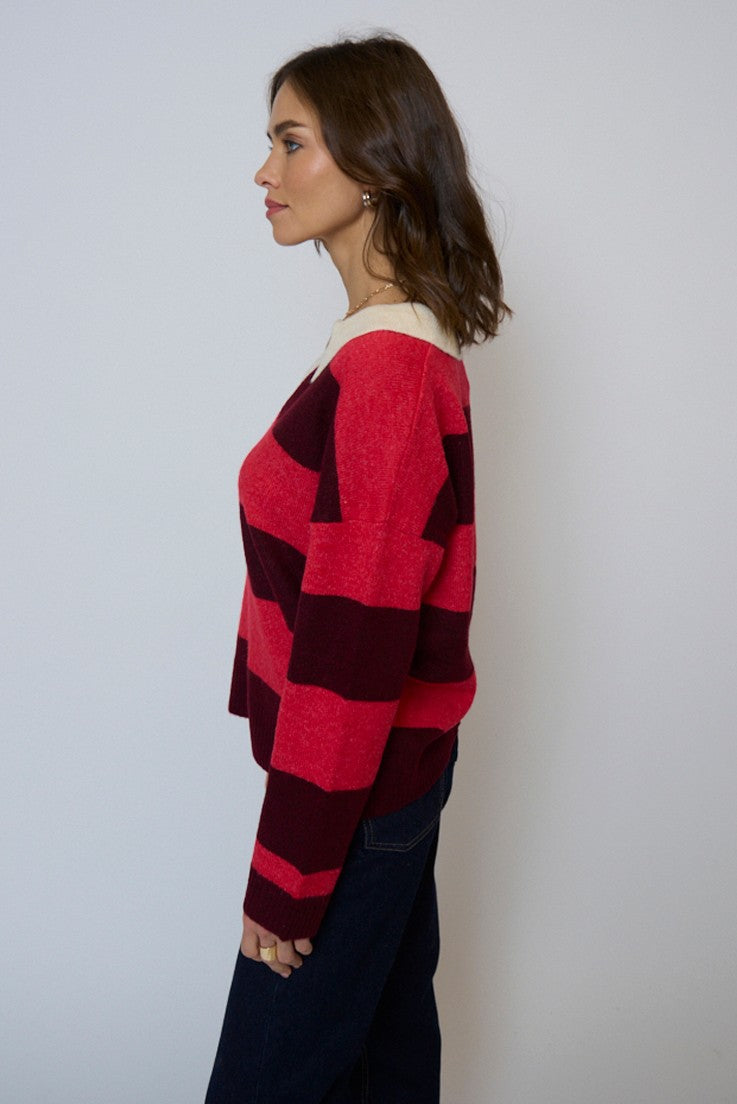 Marley Striped Rugby Sweater