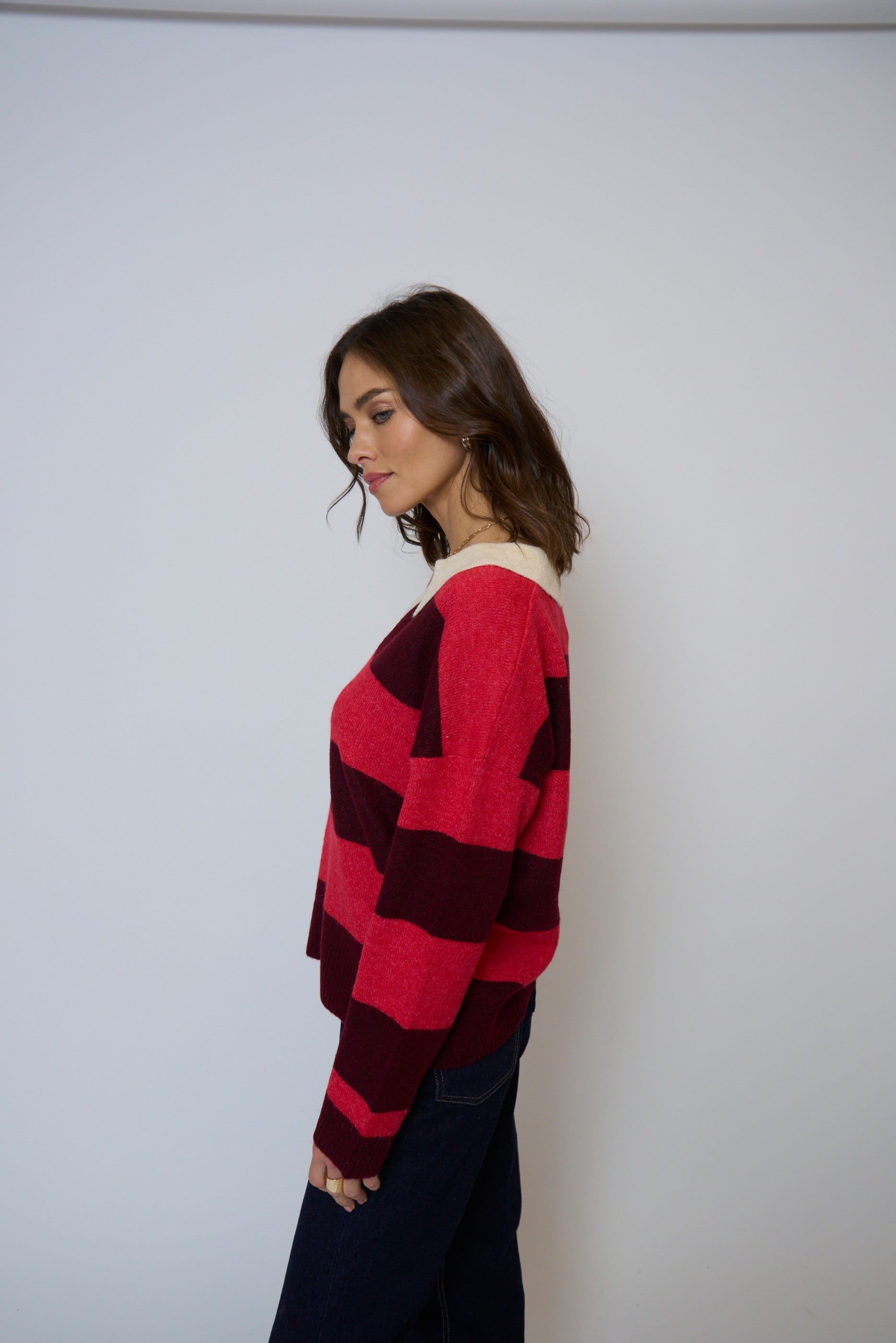 Marley Striped Rugby Sweater