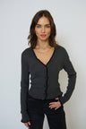 Isla Fitted Vneck Cardigan