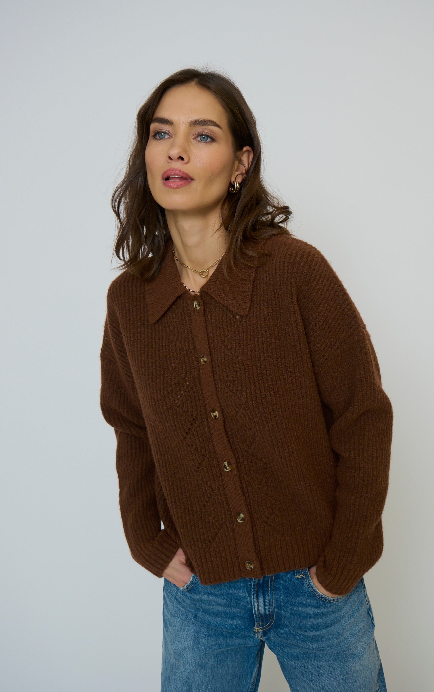 Olivia Pointelle Polo