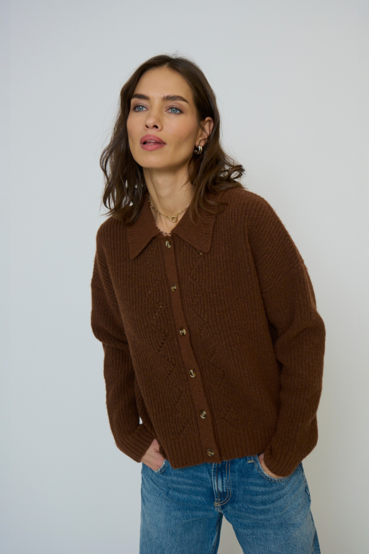 Olivia Pointelle Polo