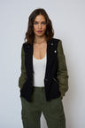 Billie Nylon Sleeve Blazer