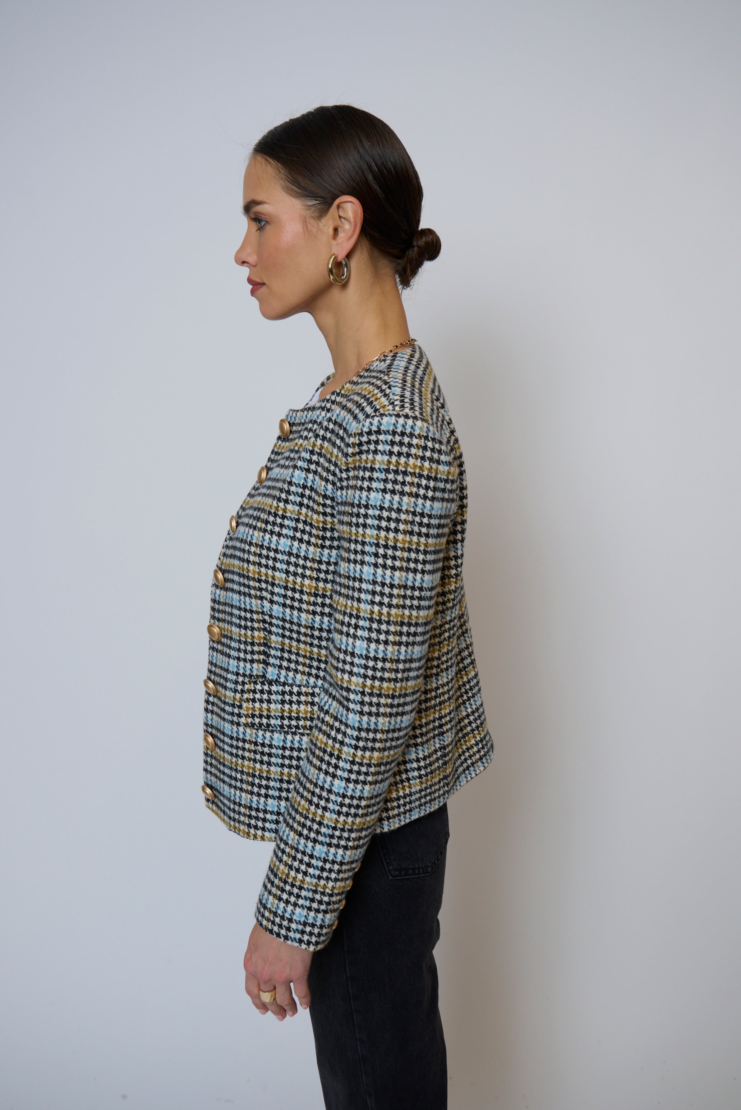 Billie Herringbone Jacket