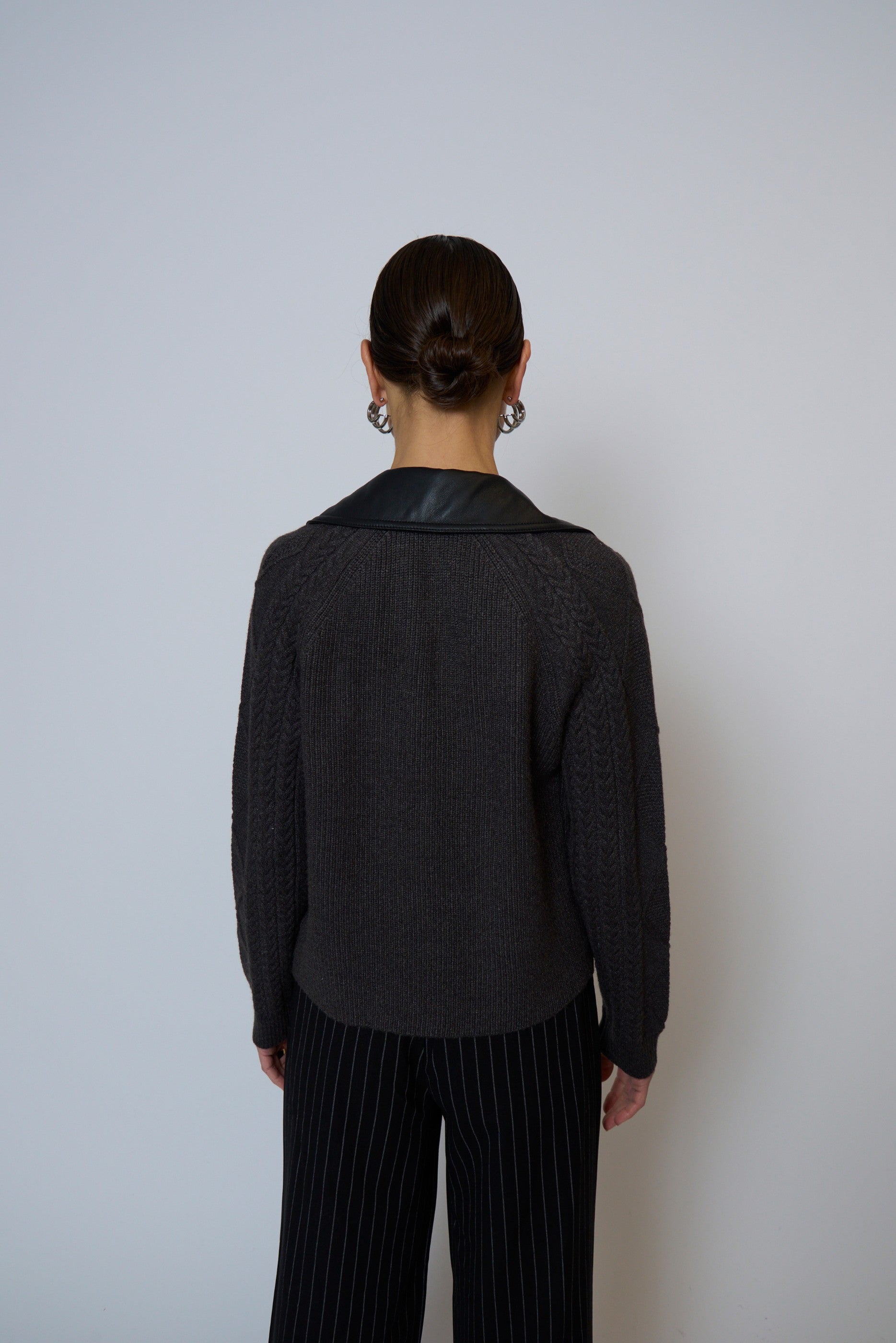 Milan Sweater Combo Trench Jacket