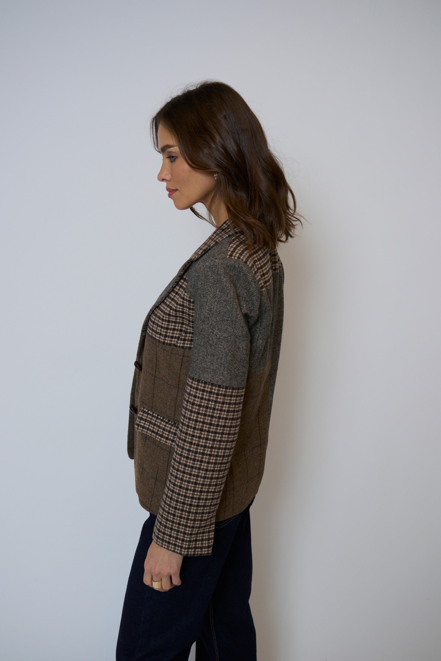 Raven Patchwork Riding Jacket