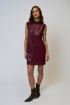 Milan Vegan Leather Dress