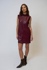 Milan Vegan Leather Dress