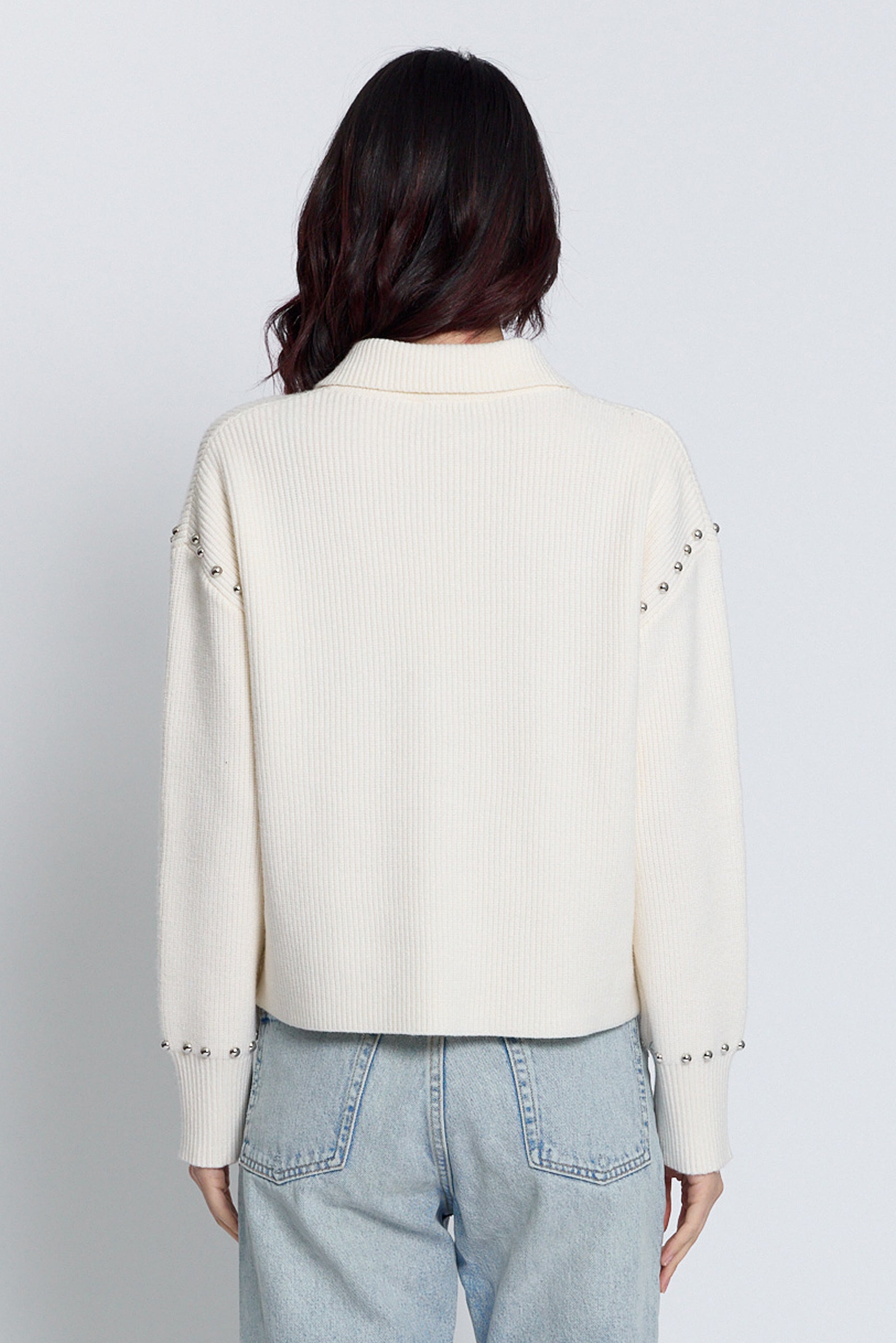 Felix Studded Sweater Jacket