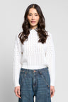 Wren Bandana Printed Twofer Sweater
