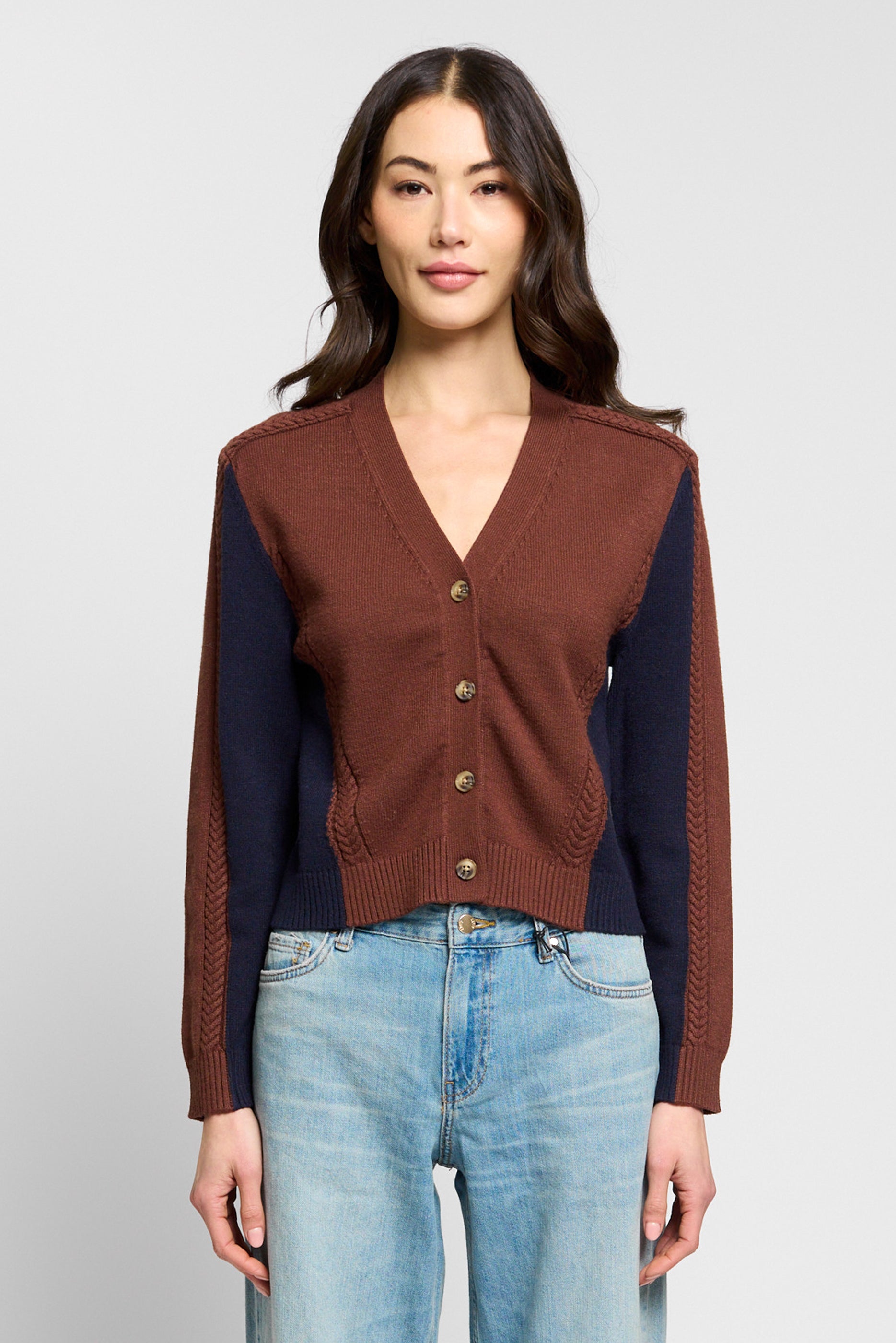 Isla Colorblocked Cardigan