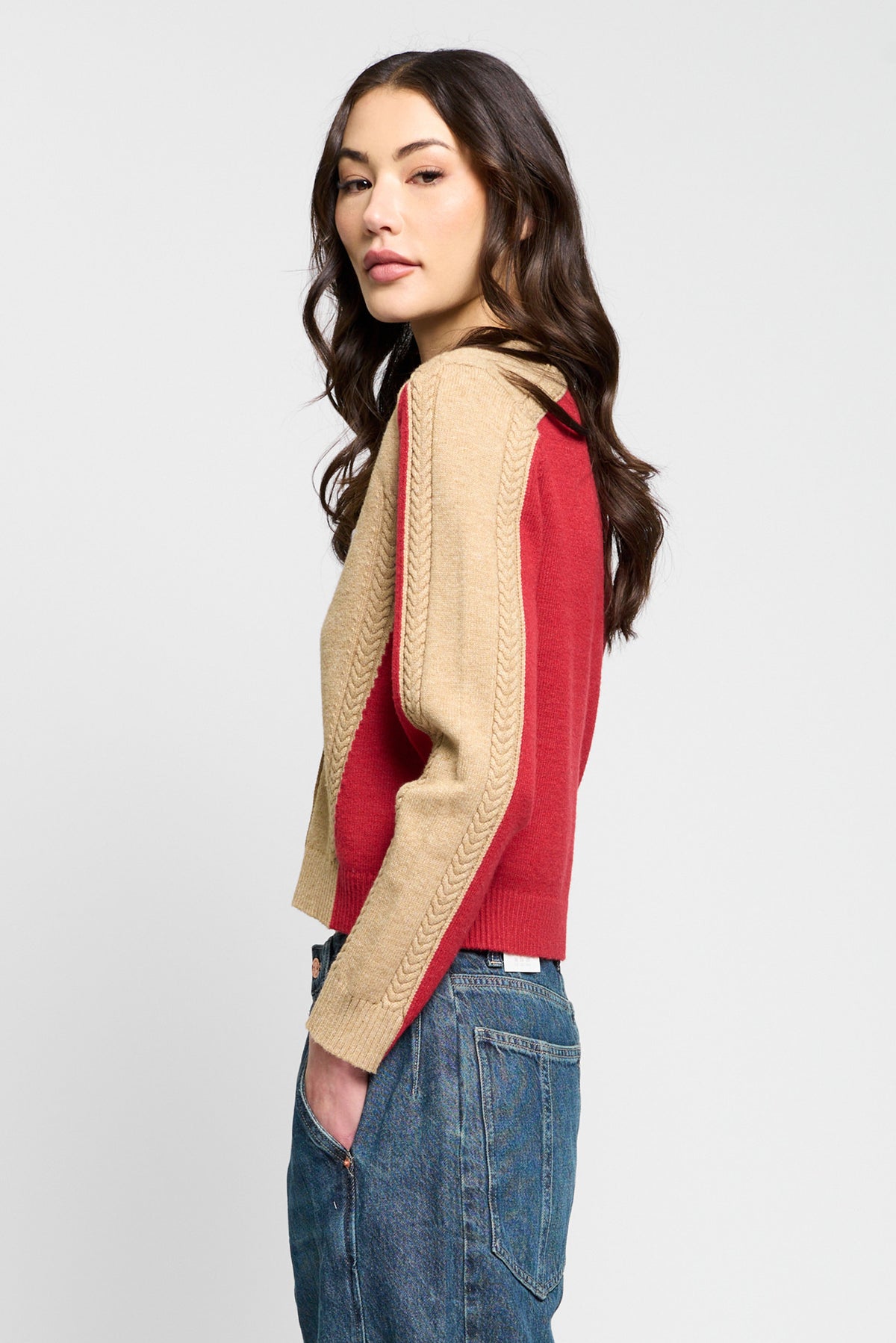 Isla Colorblocked Cardigan