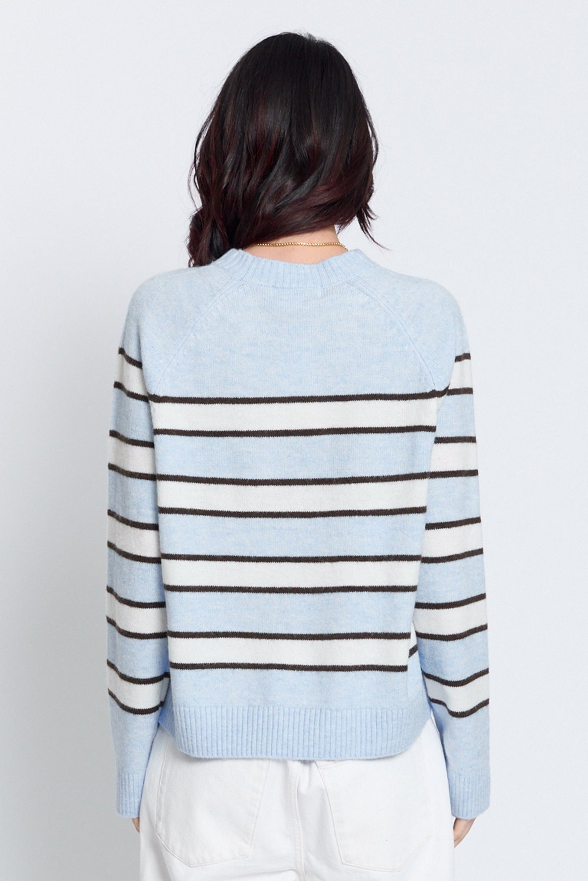 Isla Striped Oversized Raglan