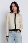 Quinn Colorblocked Sheer Cardigan