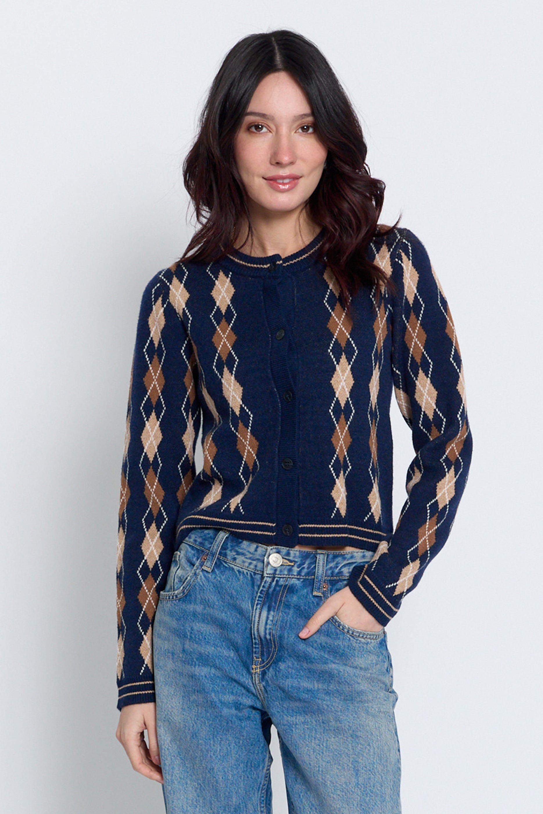 Astrid Argyle Cardigan