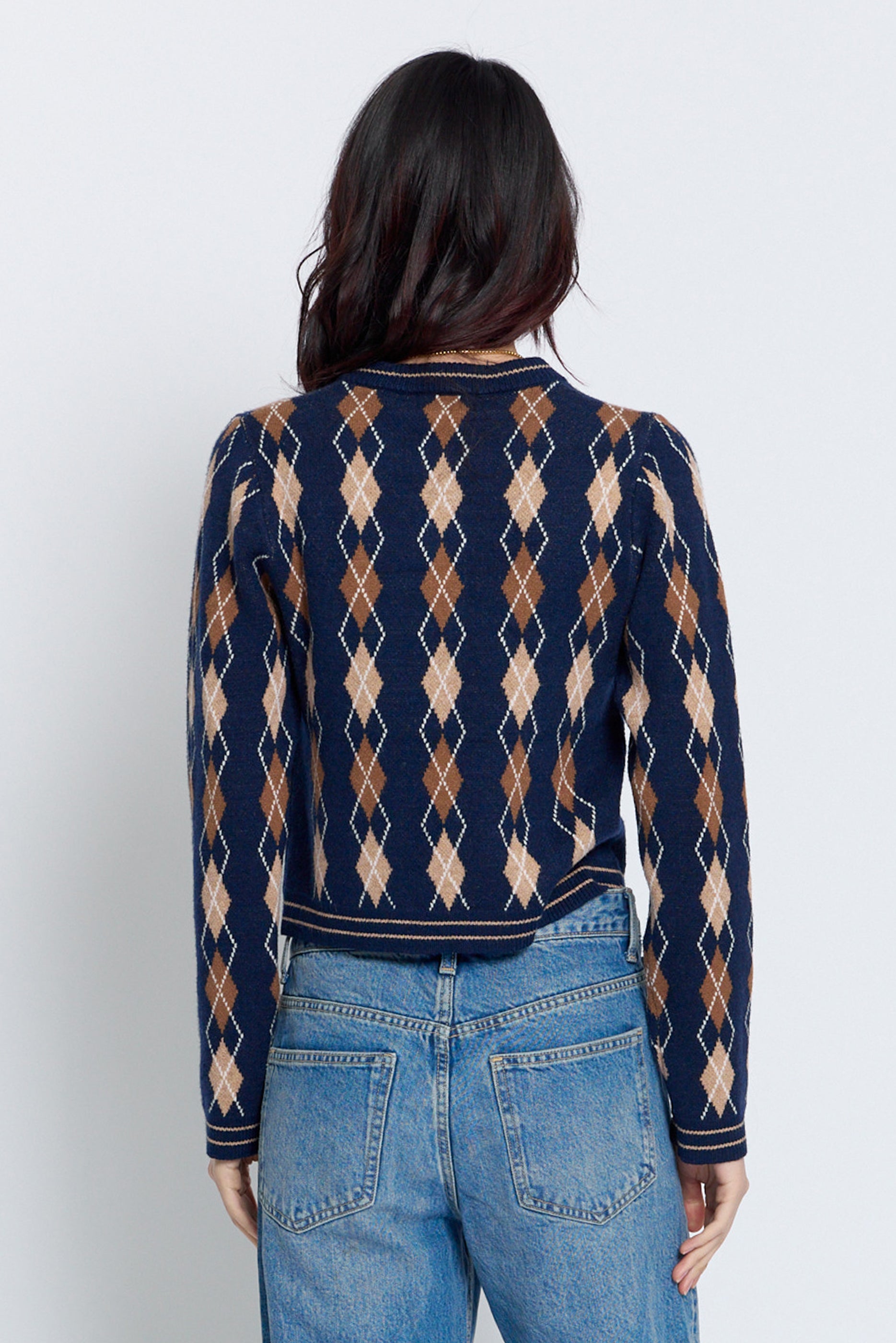 Astrid Argyle Cardigan
