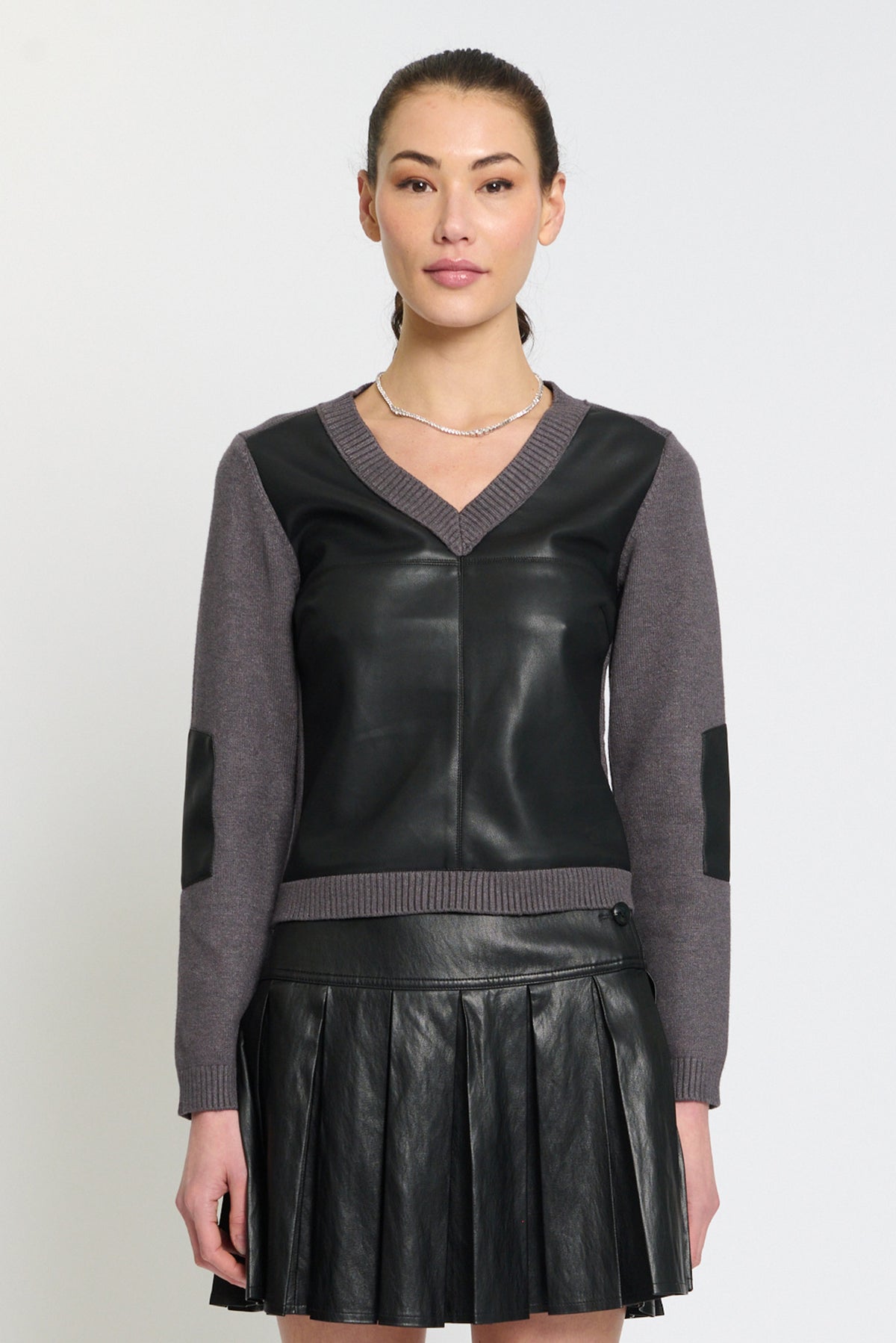 Avery Vegan Front Sweater