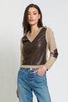 Avery Vegan Front Sweater