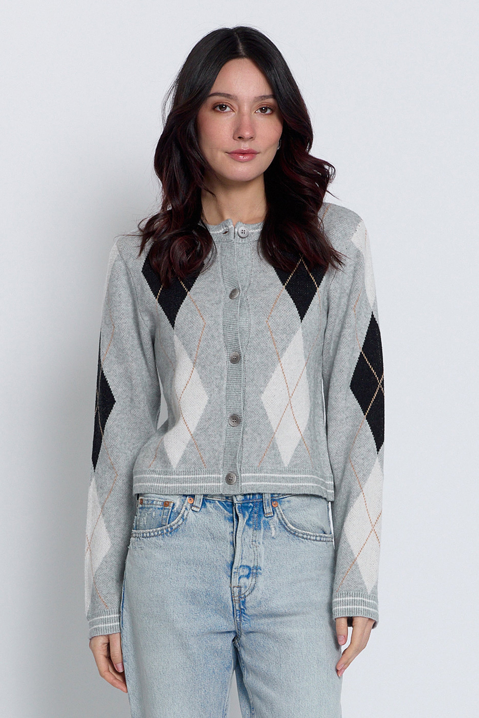 Astrid Argyle Cardigan