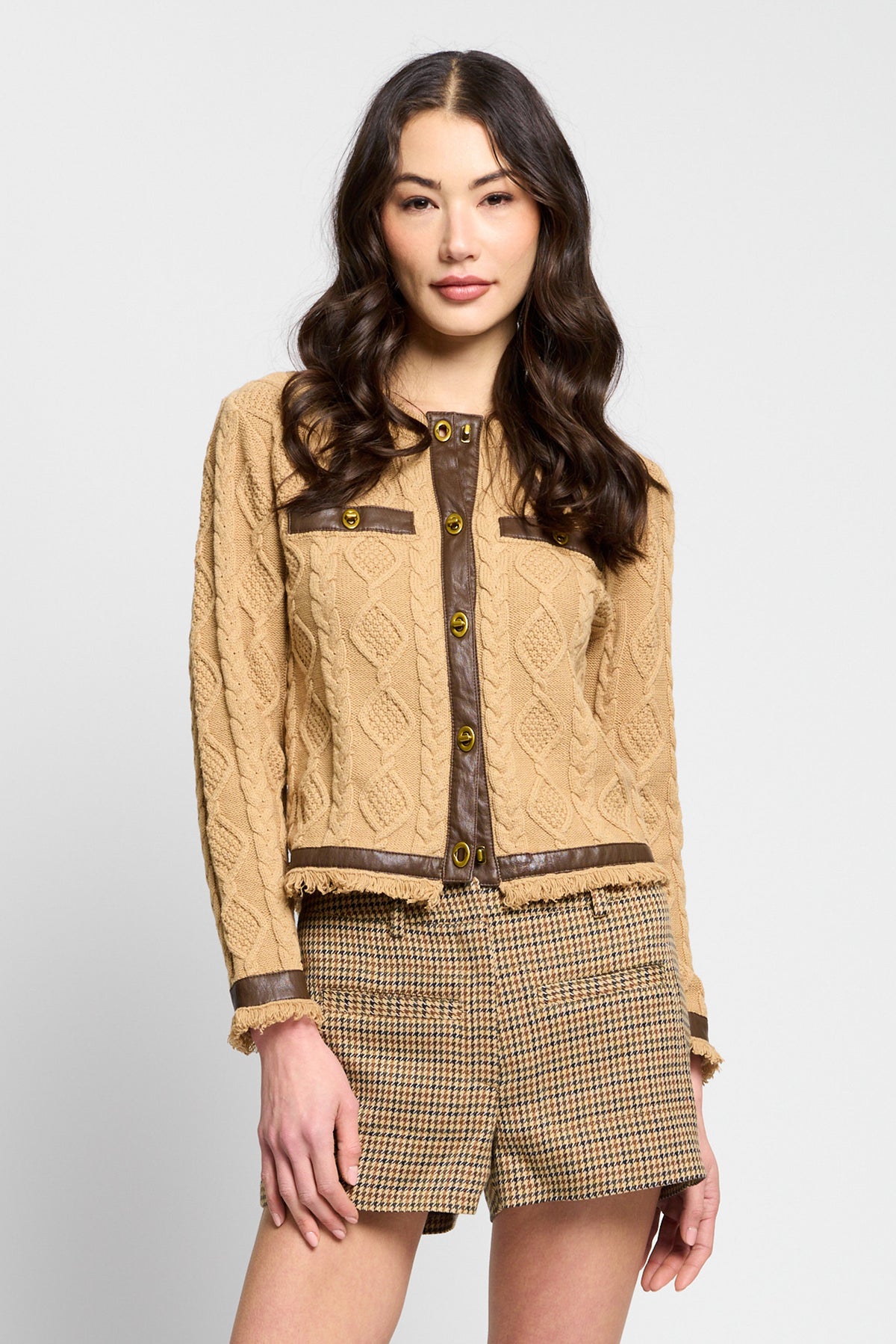 Kara Cable Turnlock Cardi
