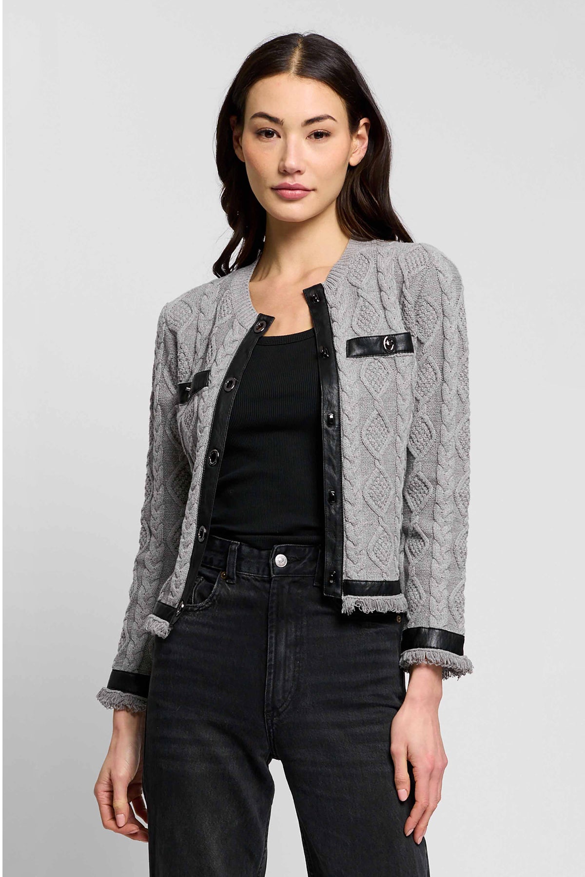 Kara Cable Turnlock Cardi