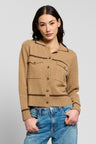 Thea Cashmere Button Up