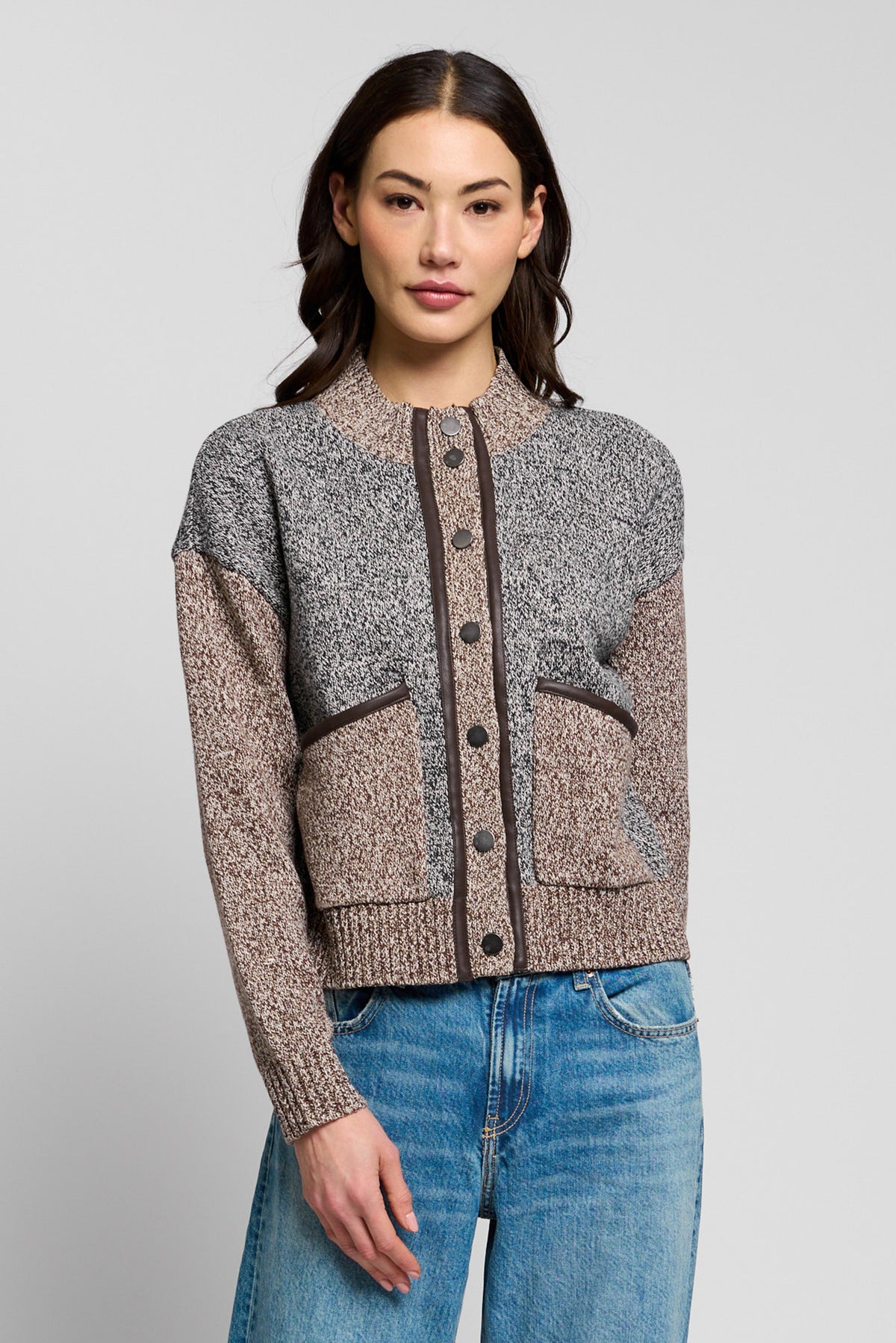 Orla Mixed Marled Oversized Sweater