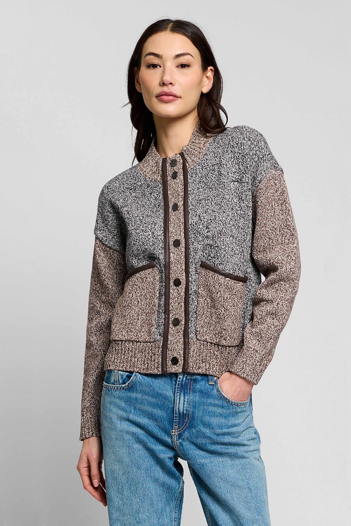 Orla Mixed Marled Oversized Sweater