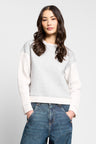 Phoebe Cable Sleeve Sweatshirt