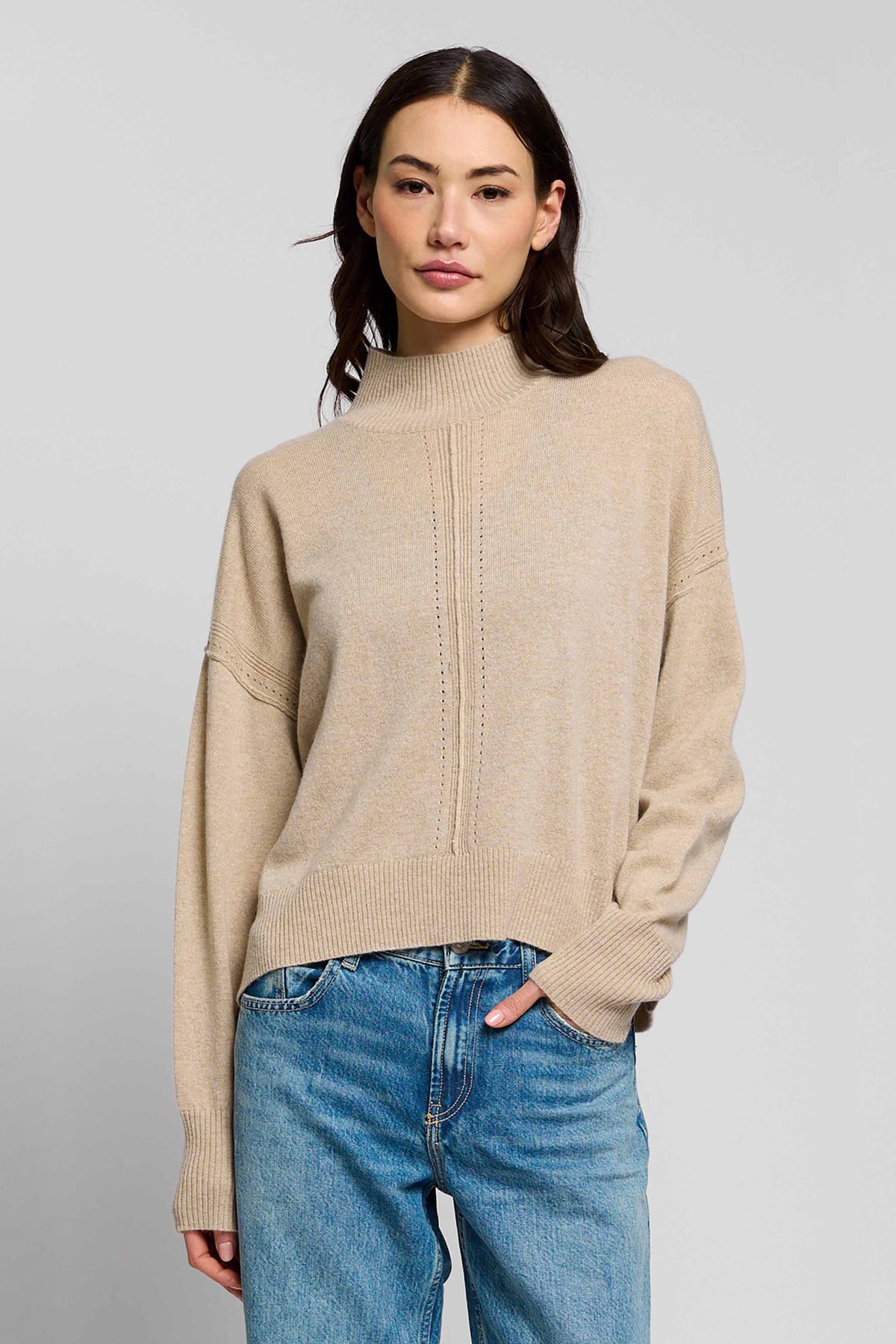 Thea Cashmere Oversized T Neck
