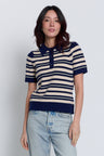 Birch Striped Puff Sleeve Sweater