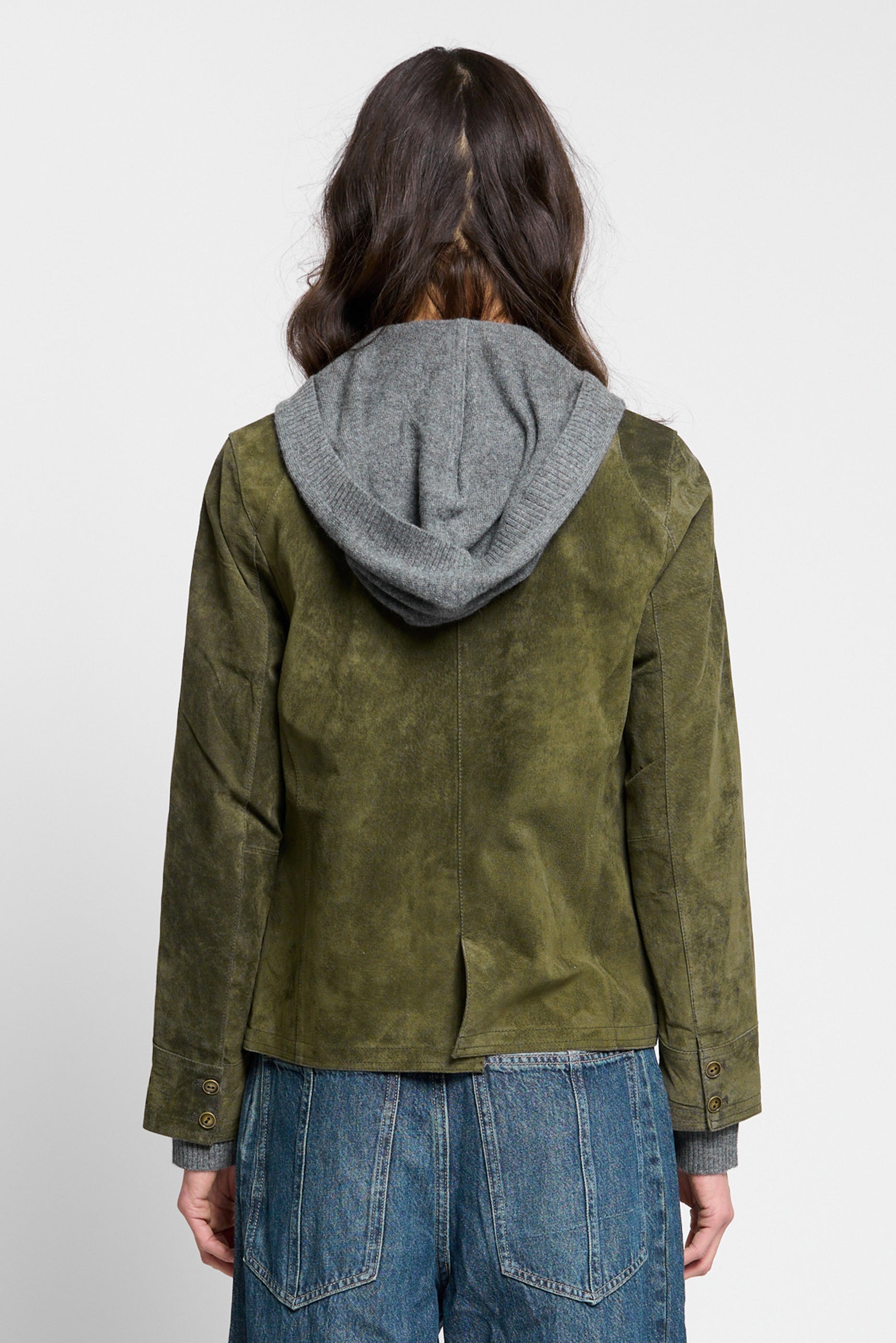 Vesper Genuine Suede Blazer