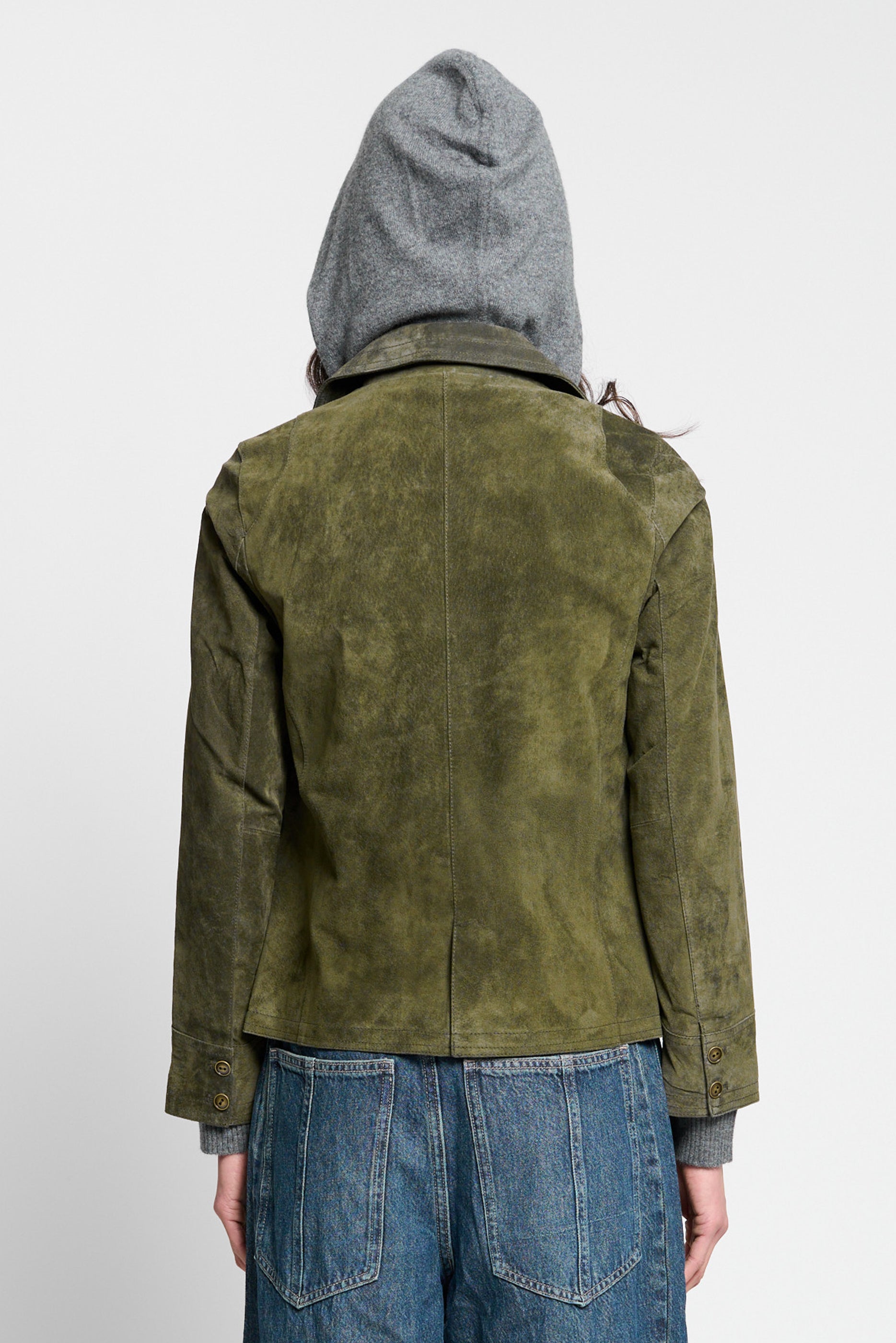 Vesper Genuine Suede Blazer