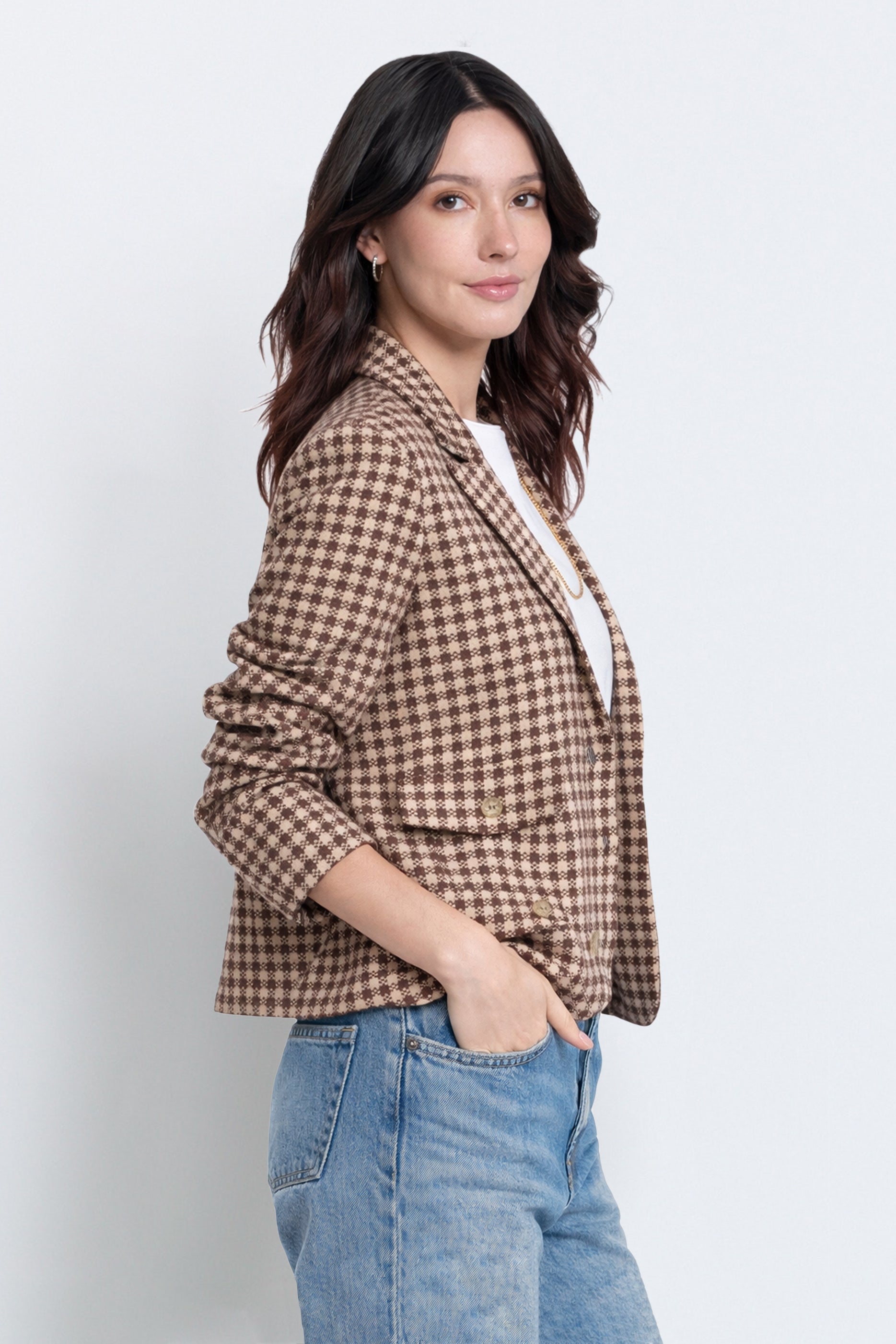 Marlo Jacquard Knit Blazer