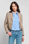 Sienna Plaid Dickey Blazer