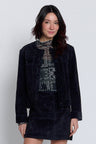 Scarlet Genuine Suede Lady Jacket